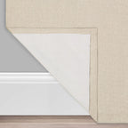 Eclipse Cara Grommet Top Curtains For Bedroom, Single Panel, 50'' X 95'', Linen