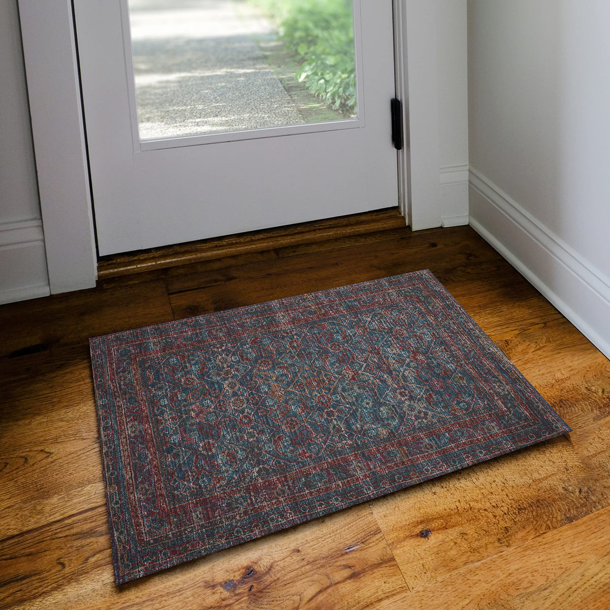Dalyn Rugs Jericho Jc7 Navy 2' X 3' Rectangle Soft Area Rug, Easy Clean, Non Shedding, Bedroom, Entry, Living Room, Dining Room, Kitchen Rug