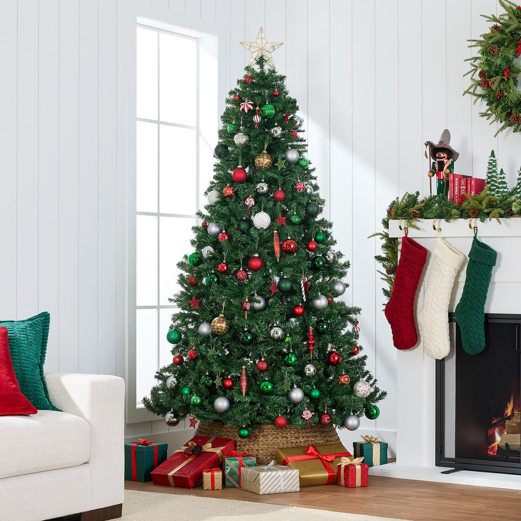 Best Choice Products Artificial Christmas Tree, 6Ft Premium Unlit Realistic Spruce Holiday D  Cor W/Dense Branches, Easy Assembl