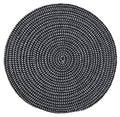 HUAHOO Hand Woven Round Area Rugs Living Room Bedroom Study Computer Chair Cushion Base Mat Round Carpet Lifts Chair Pad Coffee 
