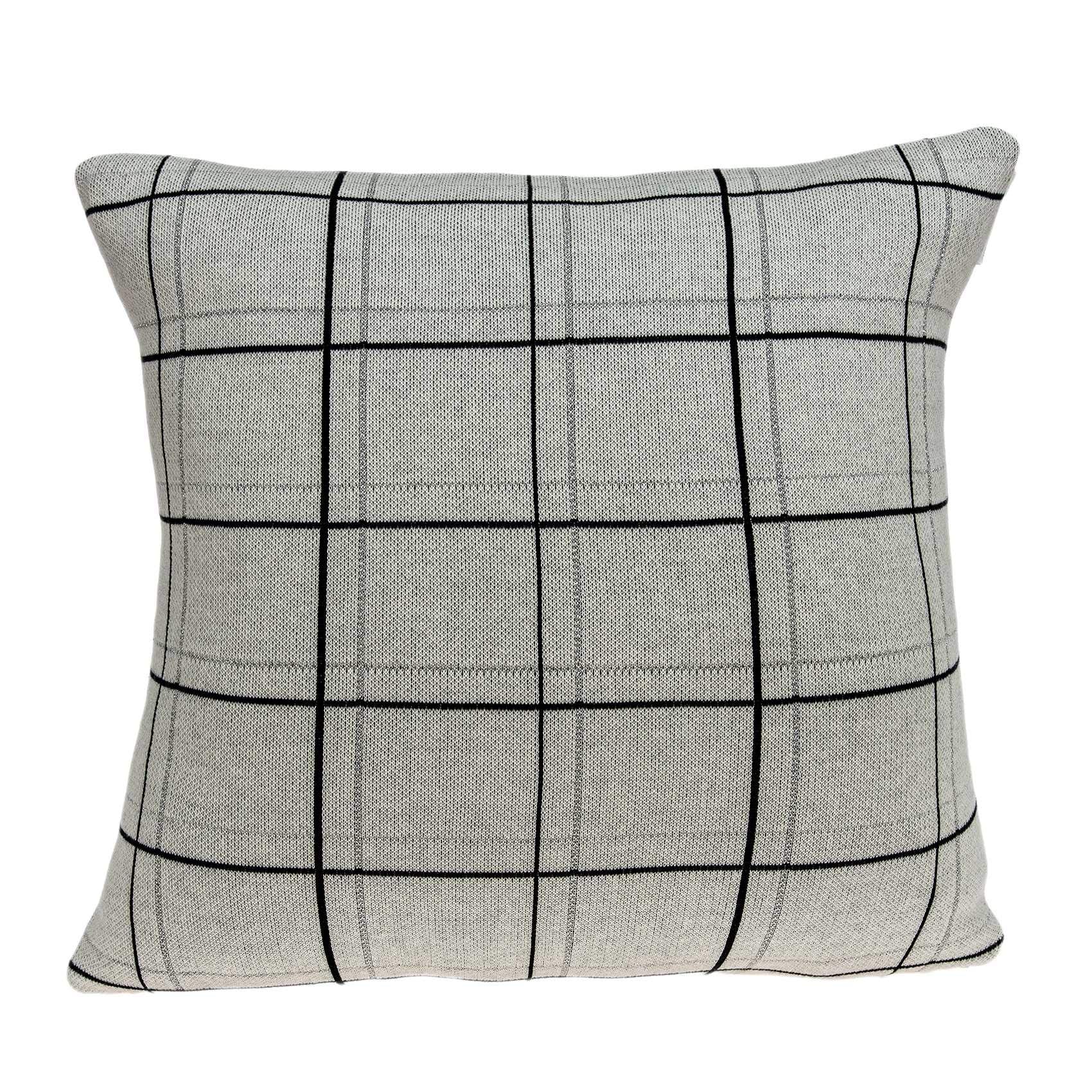 Homeroots 100% Cotton Parkland Collection Sami Transitional Tan Pillow Cover With Poly Insert