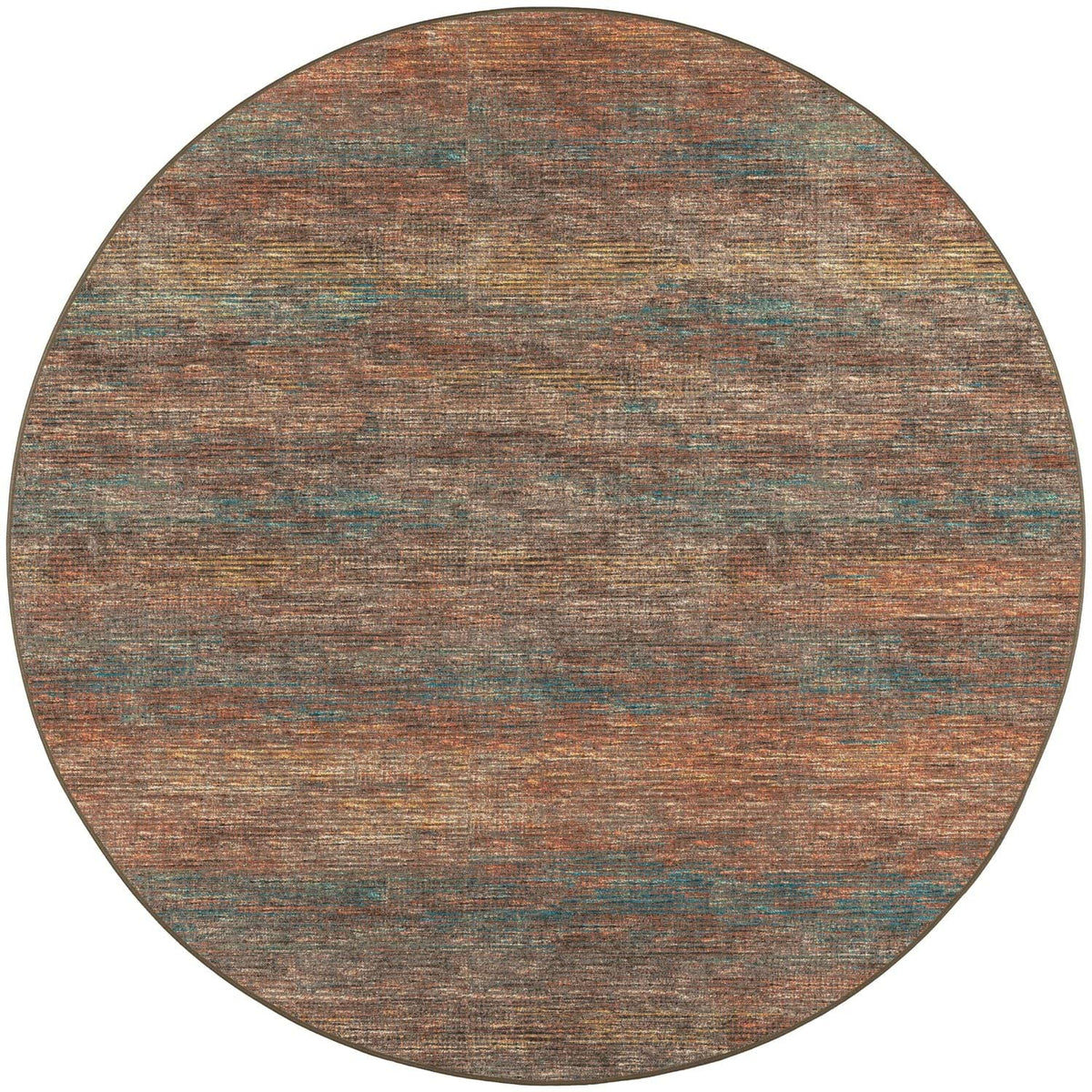 Ciara Cr1 Orange Transitional Rug Round 10' X 10'