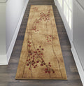 Nourison Somerset 6 Runner Brown Fabric Rustic Area Rug (6 Runner)