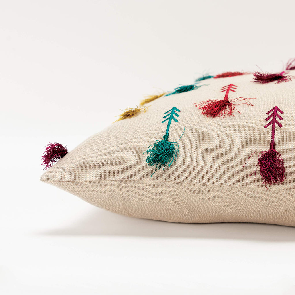 Rizzy Home 14" x 26" Down Pillow with Cotton Cover-Arrow Pattern-Multi-Color