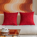 Home Brilliant 26X26 Pillow Covers For Couch Throw Pillow Covers Set Of 2 Red Pillows Covers Christmas Decorative For Living Roo