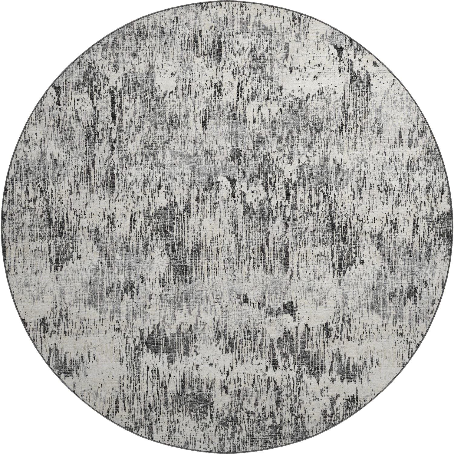 Camberly Cm1 Black Casual Rug Round 8' X 8'