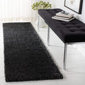 SAFAVIEH August Shag Collection Runner Rug - 23 x 14, Charcoal, Solid Design, Non-Shedding & Easy Care, 1.2-inch Thick Ideal f