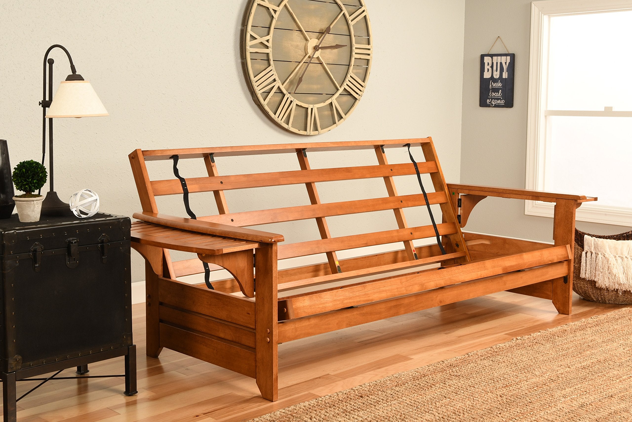 Kodiak Furniture Phoenix Futon Set Full Marmont Thunder