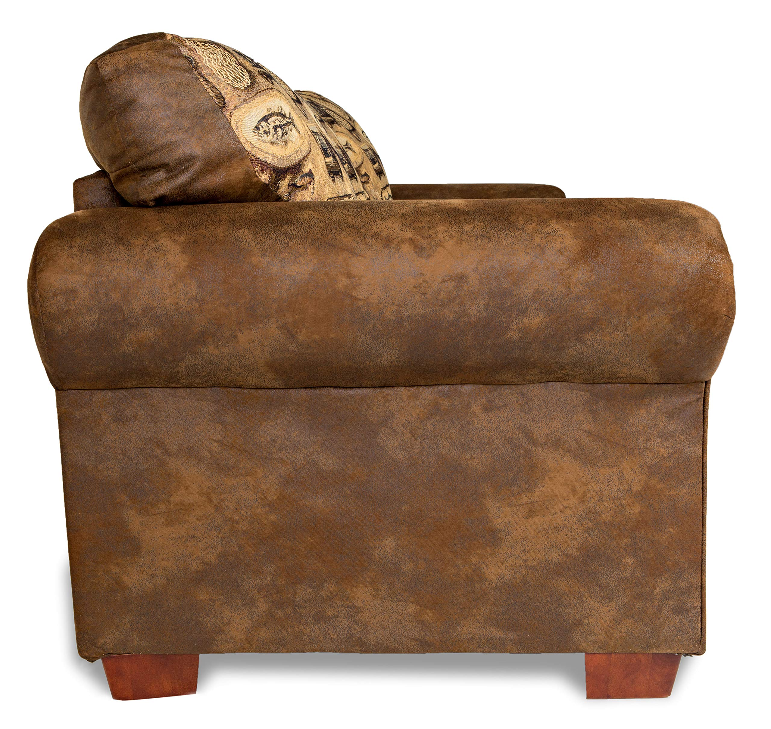 American Furniture Classics Model River Bend Loveseat, Brown