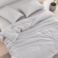 Doz Sheet Set, 100% Viscose Derived From Bamboo, Organically Grown, Buttery Soft, Cooling Sheets, High Gsm, Deep Pockets - 3 Pie