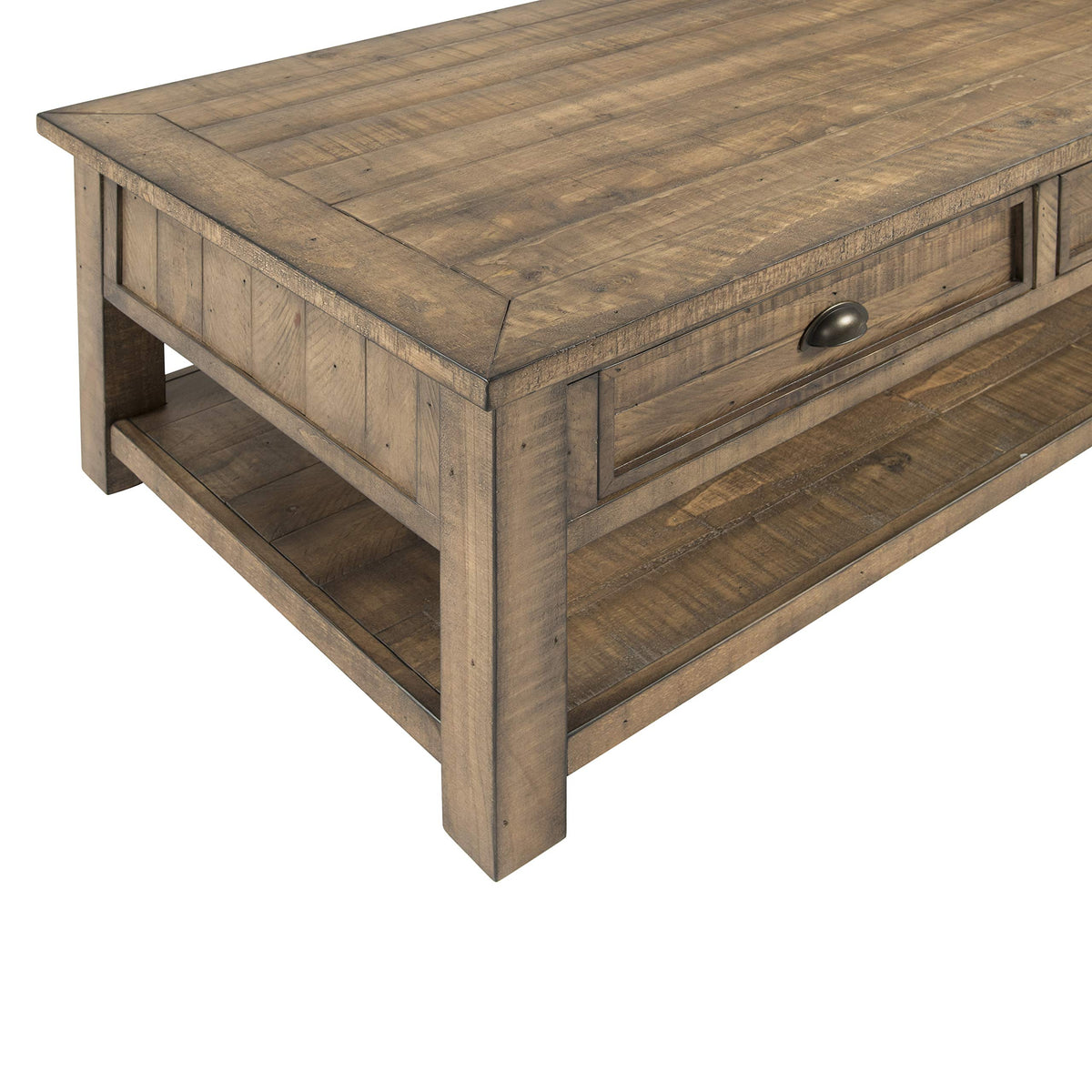 Martin Svensson Home Monterey Solid Wood Coffee Table, Reclaimed Natural