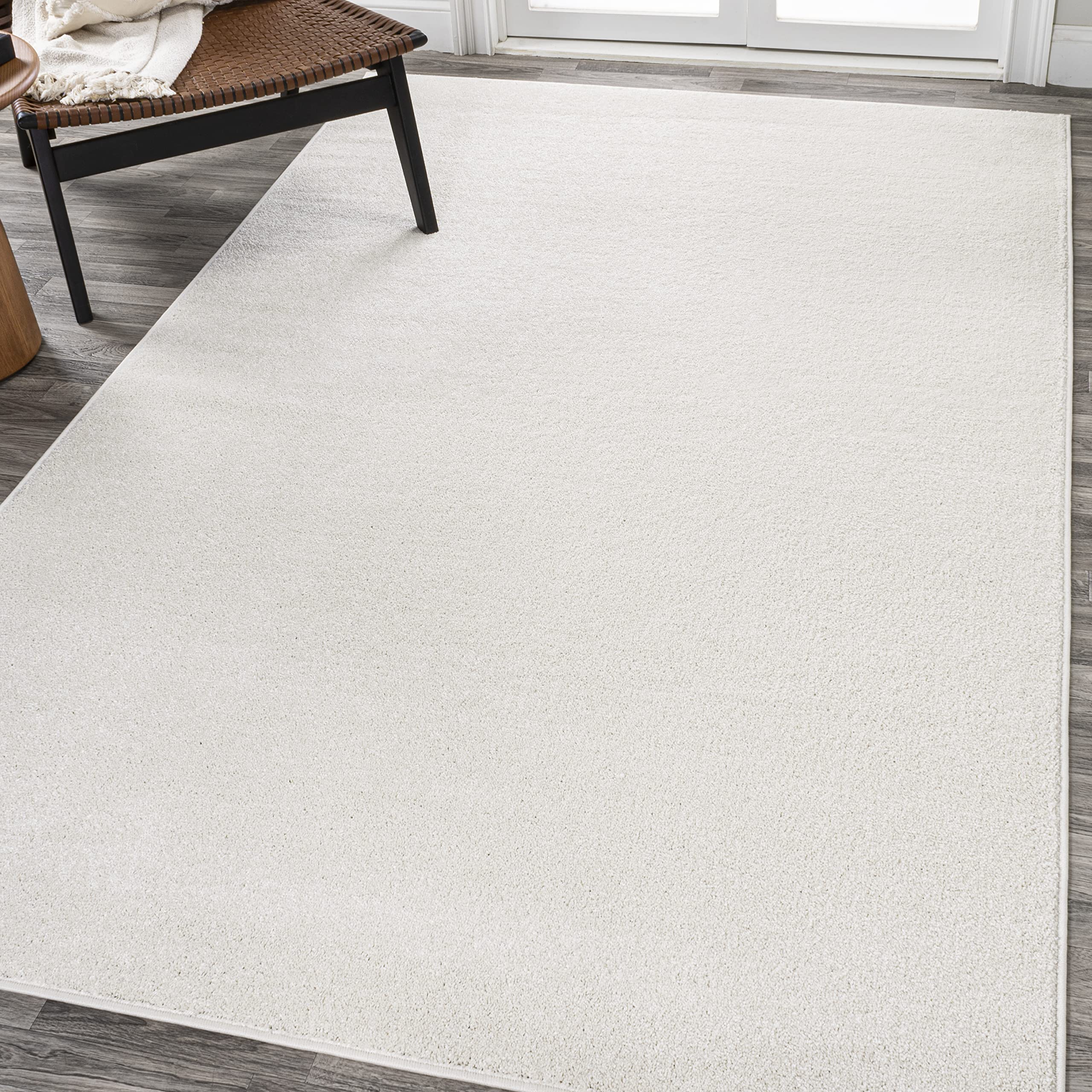 JONATHAN Y SEU100T-6 Haze Solid Low-Pile Indoor Area Rug, Coastal, Bohemian, Minimalist, Classic, Casual for Bedroom,Kitchen,Liv