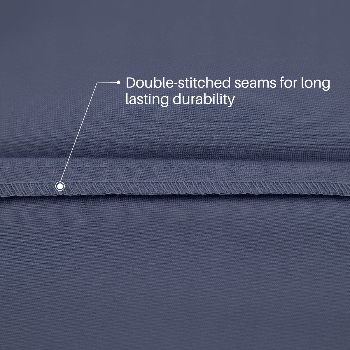Oubonun 100% Cotton Body Pillowcase - 800 Thread Count/21X54, Moisture Absorbent And Breathable, Premium Hotel Body Pillow Cover For All Seasons, Steel Blue