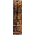Danya B. Decorative Wall Mount Vertical Shelving Unit - Modern Column Shelves (Pine)