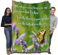 Pure Country Weavers Although You Can No Longer See Me Please Know That I'M There Blanket - Sympathy Bereavement Gift Tapestry T