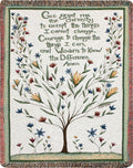 Manual Inspirational Collection 50 X 60-Inch Tapestry Throw, Serenity Prayer,