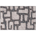 Sedona Sn4 Grey Contemporary Rug Rectangle 5' X 7 ' 6"