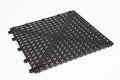Dri-Dek Pickup Truck Bed & Service Work Truck Compartment Liner - 1'X1' Interlocking Mats (6-Pack, Black)