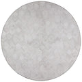 Addison Rugs Laredo Alr35 Ivory 8' X 8' Indoor Outdoor Round Rug, Easy Clean, Machine Washable, Non Shedding, Bedroom, Entry, Living Room, Dining Room, Kitchen, Patio Rug