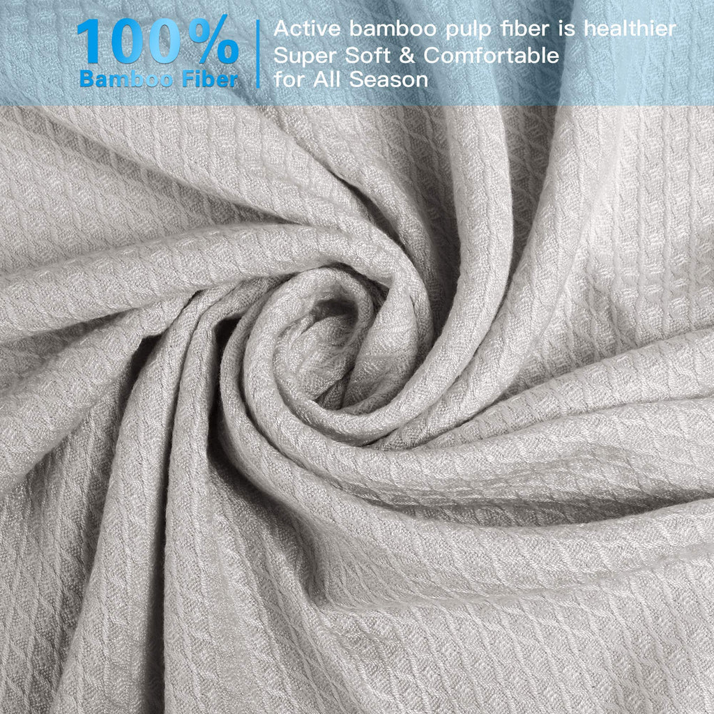 Amyhomie Cooling Blanket, 100% Rayon Derived From Bamboo, Cool Summer Blanket For Hot Sleepers, Soft Comfy Lightweight Blankets