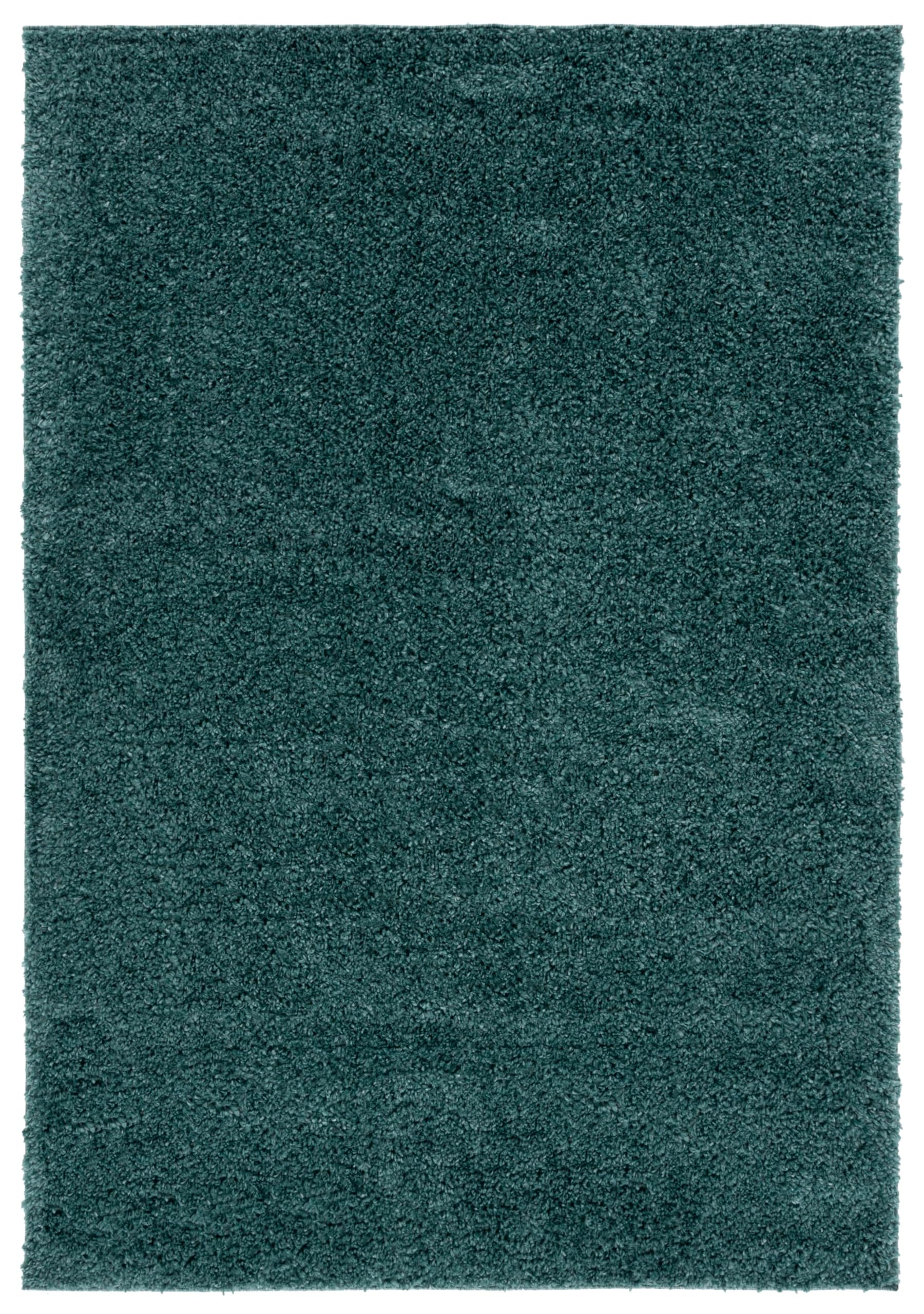SAFAVIEH August Shag 900 Collection Area Rug - 3 x 5, Green, Transitional Design, Ideal for High Traffic Areas in Living Room,