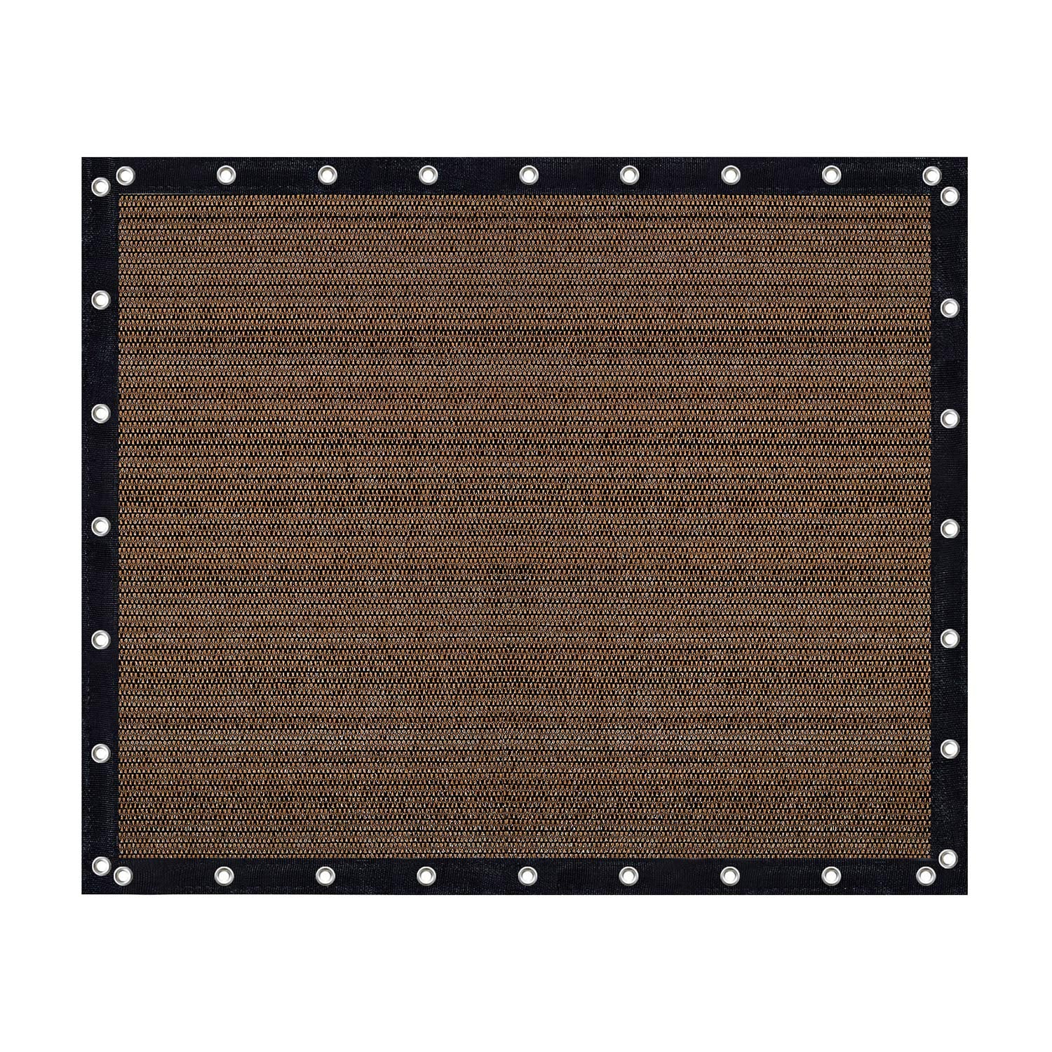 Vicllax Shade Fabric Sun Shade Cloth Privacy Screen With Grommets For Patio Garden Pergola Cover Canopy 10X12 Ft, Mocha