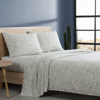 Wrangler - Queen Sheet Set, Silky & Lightweight Bedding Set, Paisley Luxurious Bedding Set, Yellowstone Inspired, Oeko-Tex Certified (Prairieland Paisley Green, Queen)
