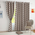 Story@Home Curtains 8 Feet Long Set Of 1 | Room Darkening Curtain | Floral Printed | Thermal Insulated Semi Long Door Curtain Fo