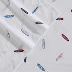 Nautica - Full Sheets, Cotton Percale Bedding Set, Casual Home Decor (High Surf Navy, Full)