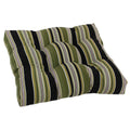 Blazing Needles Outdoor 19-inch Square Chair Cushion, 19 x 19, Eastbay Onyx 2 Count