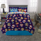 Franco Paw Patrol Kids 7 Piece Queen Size Bedding Set, Super Soft Comforter & Sheets, Official Licensed Product