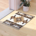 Flash Furniture Mohave Traditional Southwestern Style Area Rug - Rustic Ivory Accent Rug - 2' X 3' - Olefin Fibers With Jute Backing