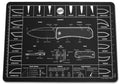 Knafs - Knife Mouse Pad - Oversized Shop Mat 10X14 Inch