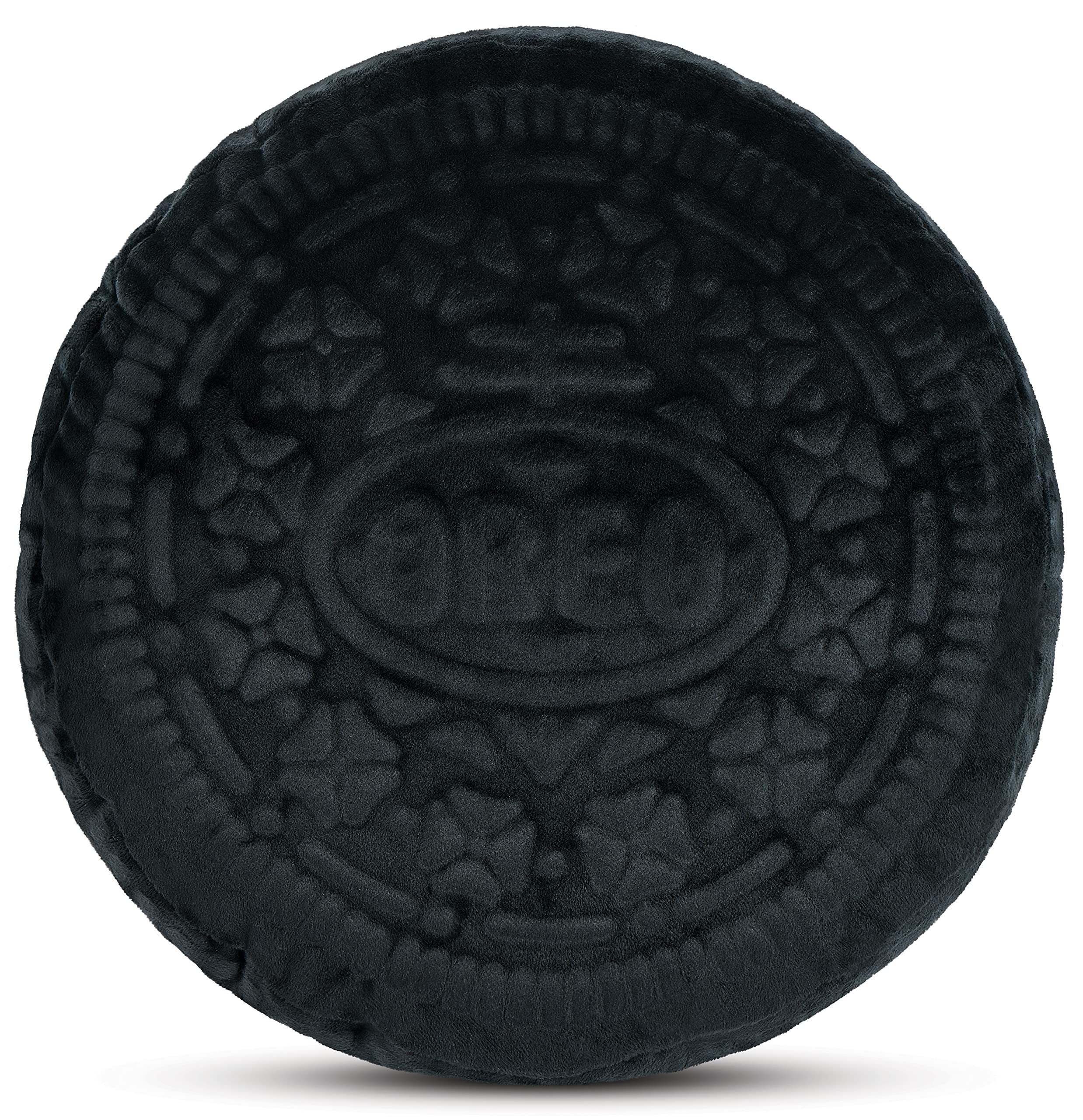 Iscream Oreo Cookie Shaped Embossed 15' Fleece Pillow