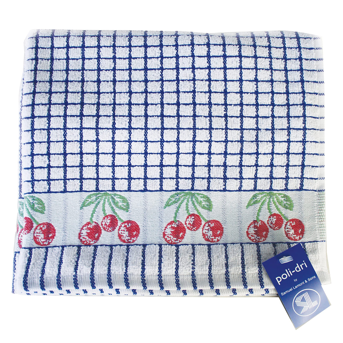 Samuel Lamont & Sons 706Cr Poli Dri Tea Towel, Cherries