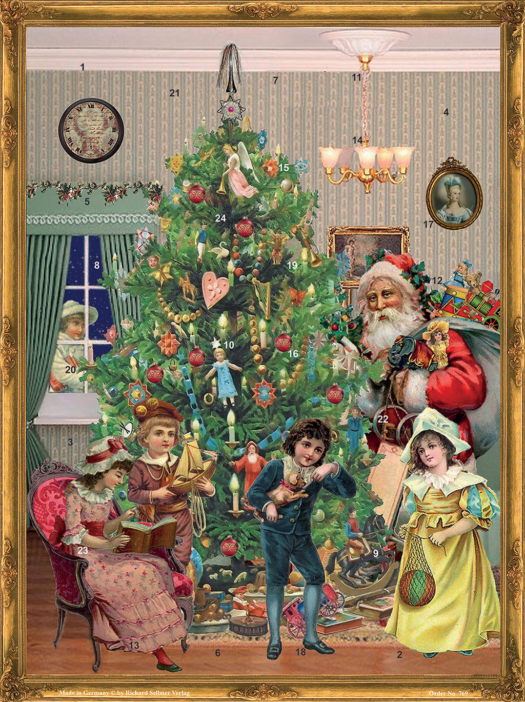 Sellmer Santa Claus Advent Calendar