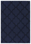 Garland Rug Quatro 9 Ft. x 12 Ft. Area Rug Navy
