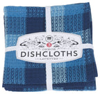 Now Designs Check Dishcloth Set, Indigo