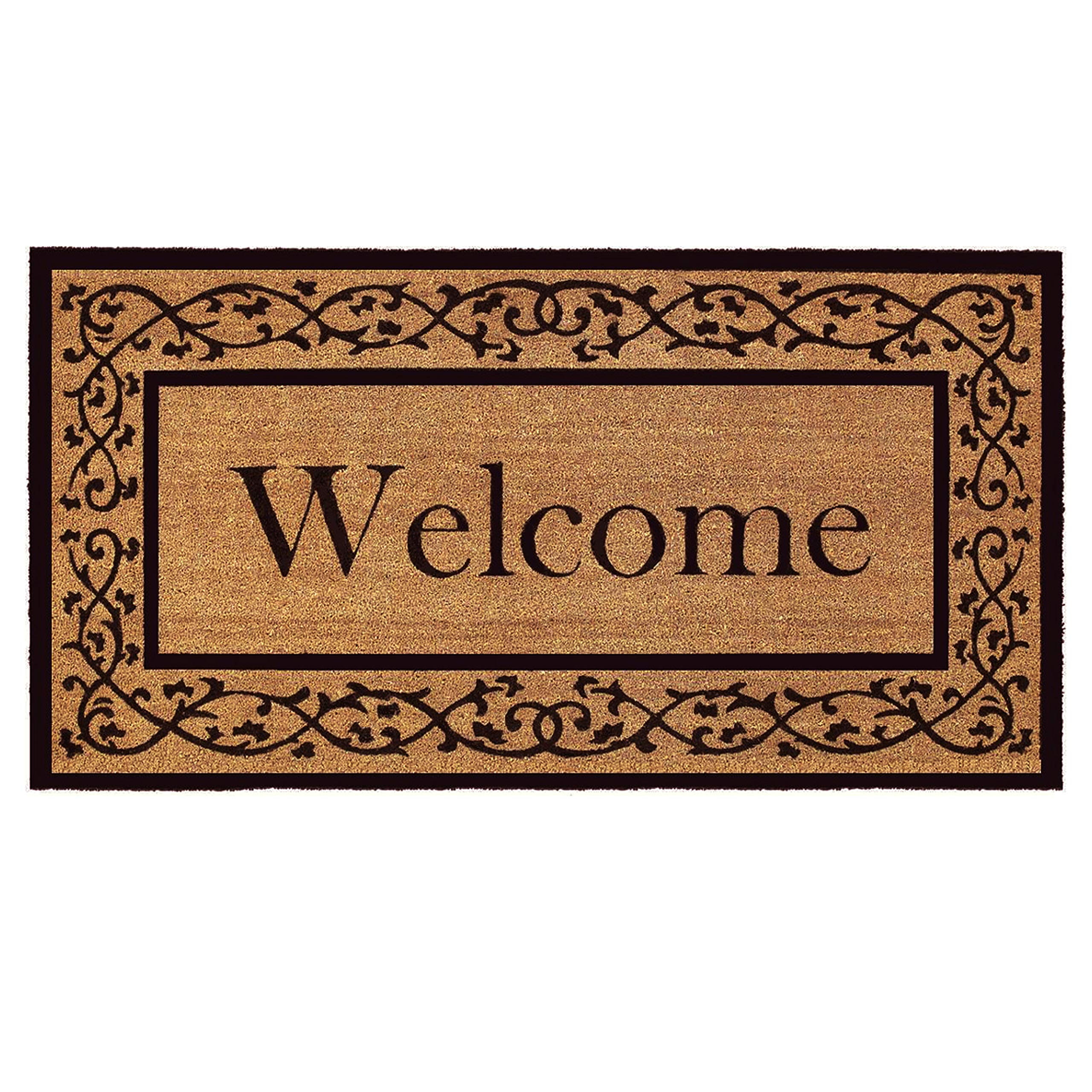 Callowaymills 120073672Welc Heavy-Duty Extra-Large 3' X 6' Doormat