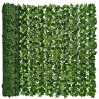 Dearhouse Artificial Ivy Privacy Fence Wall Screen, 117.9X59 Inch Artificial Hedges Fence And Faux Ivy Maple Leaf Decoration For