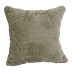 Blazing Needles Square Faux Fur Throw Pillow, 17", Elton Taupe