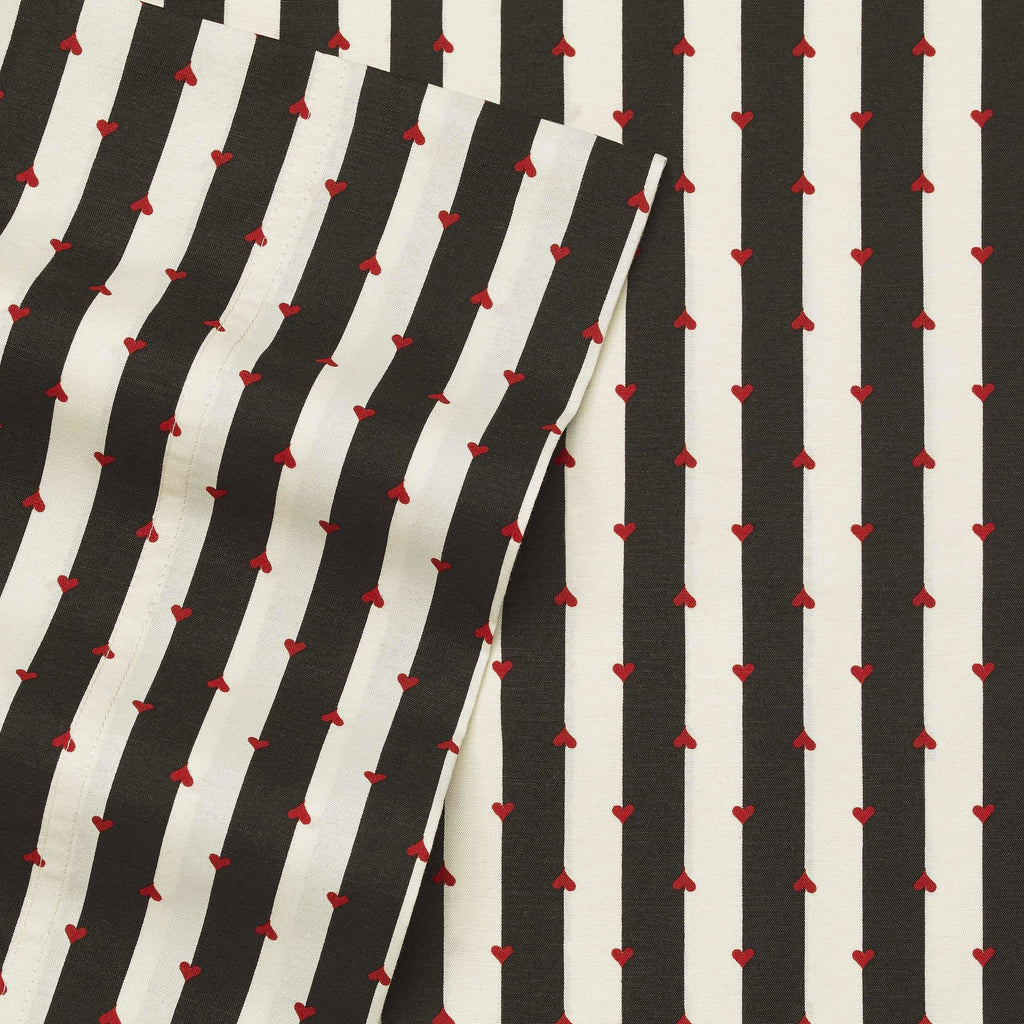 Betsey Johnson - Twin Sheets, Silky & Lightweight Bedding, Fade & Wrinkle Resistant (Wonderland Stripe, Twin)