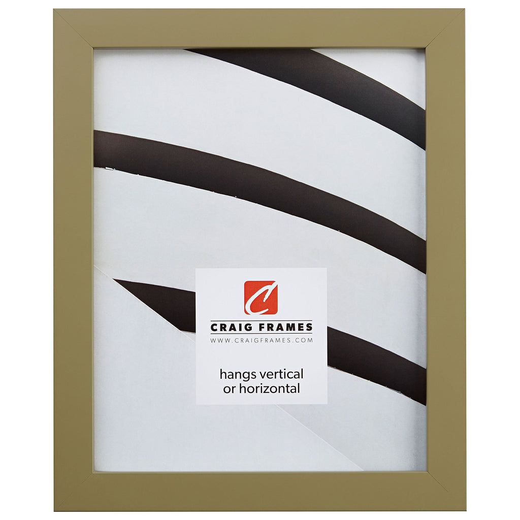 Craig Frames Confetti, Modern Olive Green Picture Frame, 20 x 27 Inch