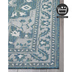 Fh Home Flat Woven Outdoor Rug - Waterproof, Easy To Clean, Stain Resistant - Premium Polypropylene Yarn - Vintage - Patio, Deck