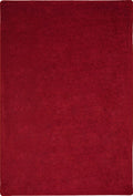 Joy Carpets Endurance Solid Colored Area Rug in color Burgundy, 12 x 76