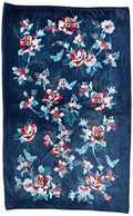 Vera Bradley Women'S Fleece Plush Throw Blanket, Rose Toile, 80 X 50
