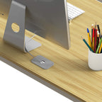 SHW L-Shape Corner Office Computer Desk Engineered Wood Oak 55 x 60 Inches OD-005-2
