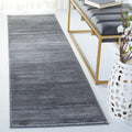 SAFAVIEH Vision Collection Runner Rug - 22 x 22, Grey, Modern Ombre Tonal Chic Design, Non-Shedding & Easy Care, Ideal for Hig