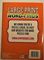 Kappa Publication 3842 Large Print Word-Finds Assorted Volumes, Multi