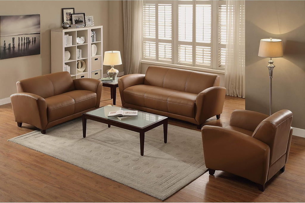 Lorell Reception Seating Collection Sofa - 34.5 x 75 x 31.1 - 1 Each